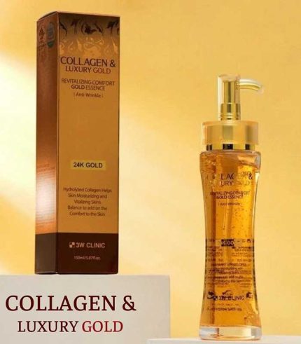 3W Clinic Collagen & Luxury Gold Revitalizing Comfort Gold Essence 150ml