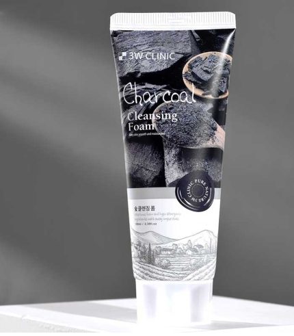 3w Clinic Charcoal Cleansing Foam 100ml