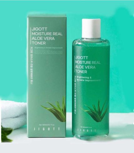 Jigott Moisture Real Aloe Vera Toner 300ml