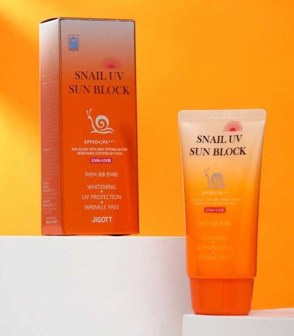 Jigott Snail UV Sun Block SPF50+ PA+++ 70ml