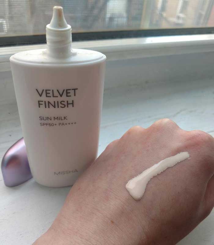 Missha Velvet Finish Sun Milk SPF50+ PA++++ 70ml