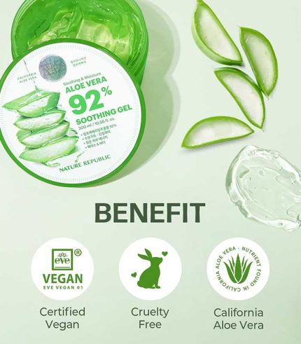 Nature Republic Soothing & Moisture Aloe Vera 92% Soothing Gel 300ml