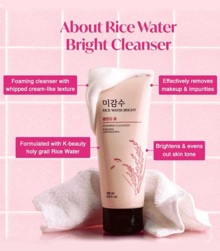 The Face Shop Rice Water Bright Cleansing Foam 150ml