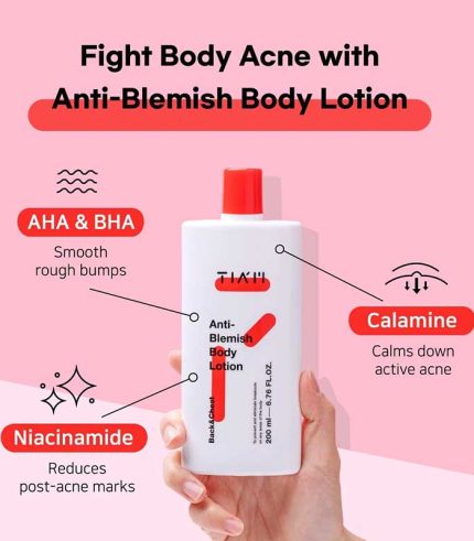 TIA'M Anti Blemish Body Lotion Back & Chest 200ml